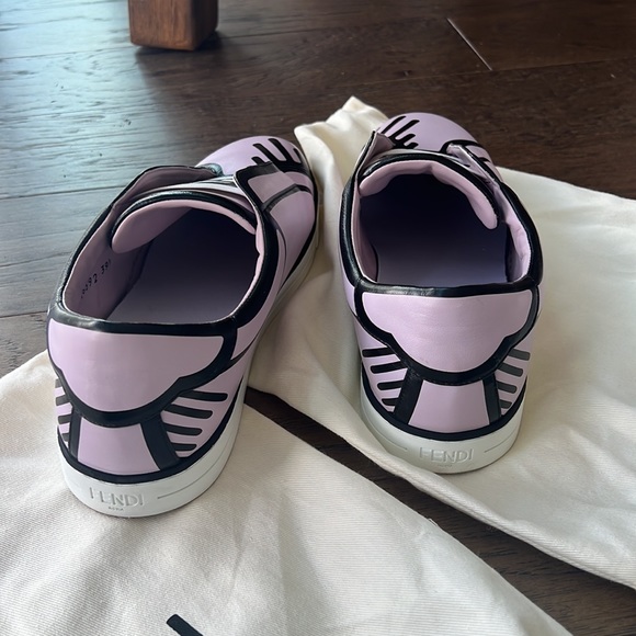 Fendi x Joshua Vides FF Logo Slip-On Sneaker - 39.5 - Picture 3 of 6